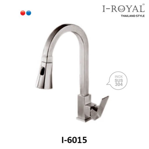 VÒI RỬA CHÉN NÓNG LẠNH INOX 304 I-ROYAL I-6015 - 1