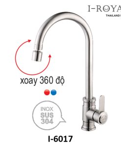 VÒI RỬA CHÉN NÓNG LẠNH INOX 304 I-ROYAL I-6017