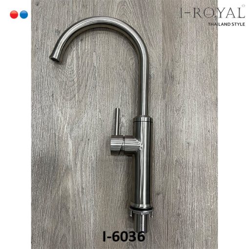 VÒI RỬA CHÉN NÓNG LẠNH INOX 304 I-ROYAL I-6036 - 1