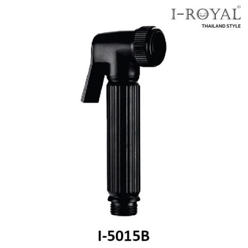 VÒI XỊT TOILET ĐỒNG MẠ TĨNH ĐIỆN ĐEN I-ROYAL I-5015B - 1