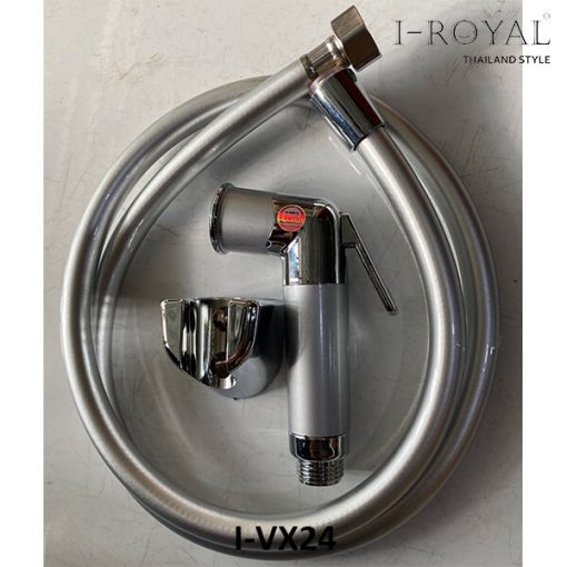 XỊT TOILET NHỰA XI XÁM DÂY NHỰA XÁM I-ROYAL I-VX24 - 1