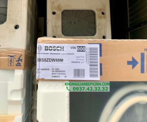 MÁY RỬA CHÉN BÁT BOSCH SMS8ZDW48M SERIE 8 SẤY ZEOLITH NHẬP KHẨU ĐỨC - 11