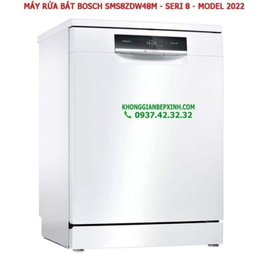MÁY RỬA CHÉN BÁT BOSCH SMS8ZDW48M SERIE 8 SẤY ZEOLITH NHẬP KHẨU ĐỨC - 13