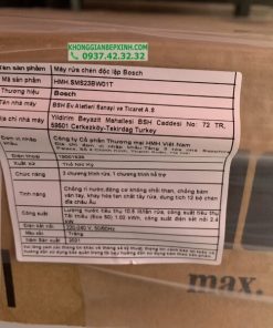 MÁY RỬA CHÉN BÁT BOSCH SMS23BW01T NHẬP KHẨU CHÂU ÂU MÀU TRẮNG SANG TRỌNG TOẢ SÁNG KHÔNG GIAN - 15