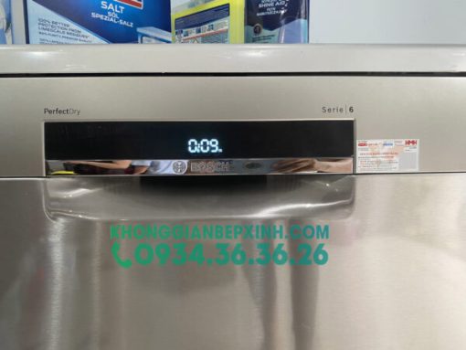 MÁY RỬA CHÉN BÁT ĐỘC LẬP BOSCH HMH SMS6ZCI08E SERIE 6 SẤY ZEOLITH - 45