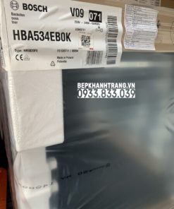 LÒ NƯỚNG ÂM TỦ BOSCH HBA534EB0K SERIE 4 MÀU ĐEN - 95