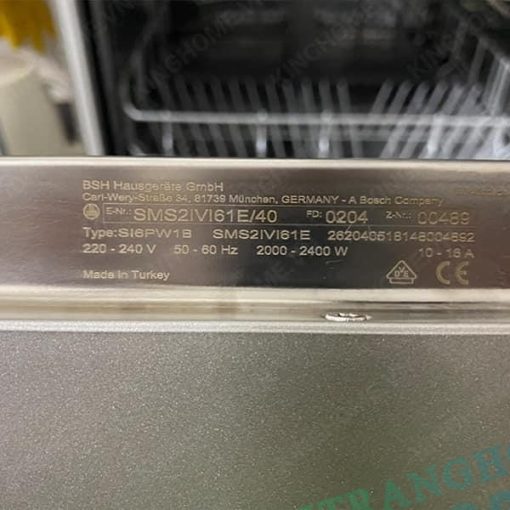 MÁY RỬA CHÉN BÁT ĐỘC LẬP BOSCH SMS2IVI61E SERIE 2 13 BỘ - 14