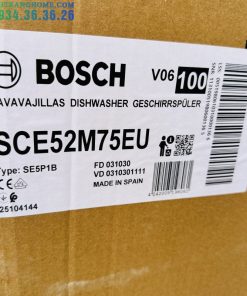 Máy rửa bát âm tủ BOSCH SCE52M75EU Serie 6 - 116