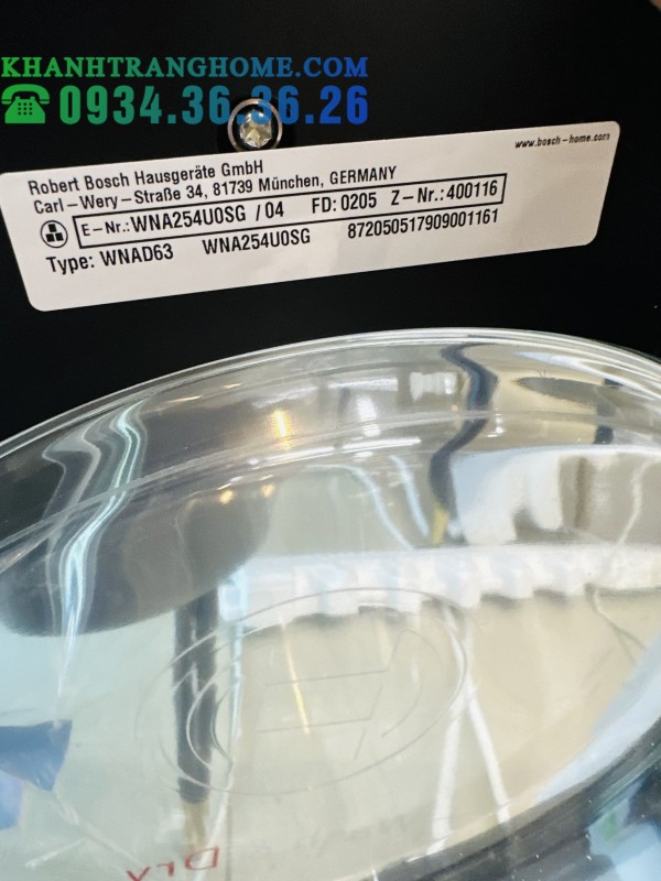 MÁY GIẶT SẤY QUẦN ÁO BOSCH TGB WNA254U0SG 10KG 6KG - SERIE 6 - 86