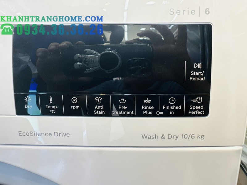 MÁY GIẶT SẤY QUẦN ÁO BOSCH TGB WNA254U0SG 10KG 6KG - SERIE 6 - 94