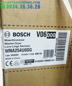 MÁY GIẶT SẤY QUẦN ÁO BOSCH TGB WNA254U0SG 10KG 6KG - SERIE 6 - 81