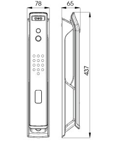 Khóa nhận diện khuôn mặt DEMAX SL999.001 tiêu chuẩn Đức - 11
