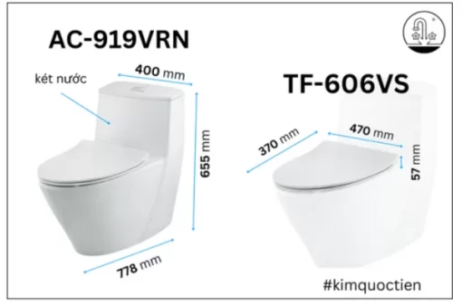 Bồn Cầu INAX AC-919VRN 1 Khối - 5