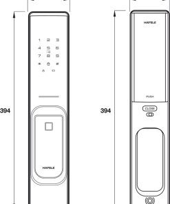 Khóa Điện Tử Hafele Pp8100 912-05-697 - 9