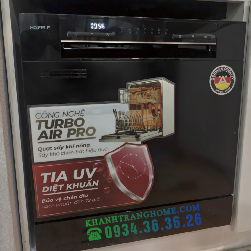 MÁY RỬA CHÉN ĐỂ BÀN HAFELE HDW-T5551B 538.21.340 - 124