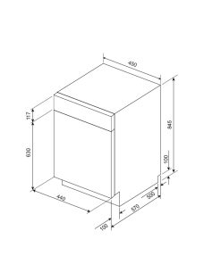 Máy rửa chén MALLOCA MDW10-BS08FS - 4 MÁY RỬA CHÉN MALLOCA MDW10-BS08FS