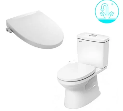 Bồn Cầu INAX C-504A/CW-S32VN-1 2 Khối Nắp Rửa Cơ - 5