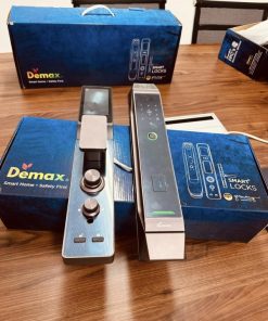 KHÓA NHẬN DIỆN KHUÔN MẶT DEMAX FACE ID SL968 CNC BROWN