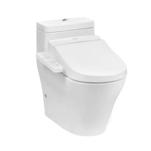 Bồn Cầu Điện Tử TOTO CW166RB#XW/TCF6632A#NW1/T53P100VR Kèm Nắp Rửa Điện Tử WASHLET Dòng C2 – TCF6632A (220V) - 1