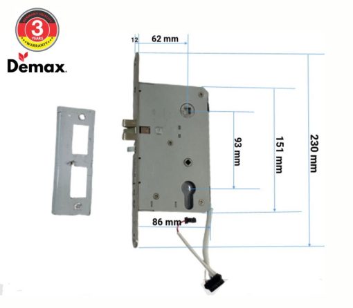Khóa khách sạn DEMAX HSL605 SBY tiêu chuẩn Đức - 5