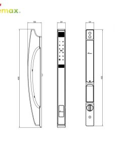Khóa thông minh DEMAX SL802 BL tiêu chuẩn Đức - 20 Khóa thông minh DEMAX SL802 BL tiêu chuẩn Đức - 19
