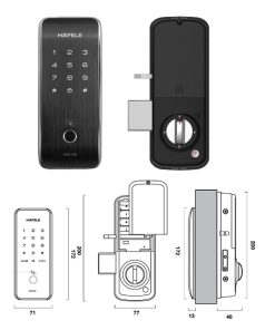 Khóa Điện Tử Hafele Er5100 912-05-319 - 18 Khóa Điện Tử Hafele Er5100 912-05-319 - 17