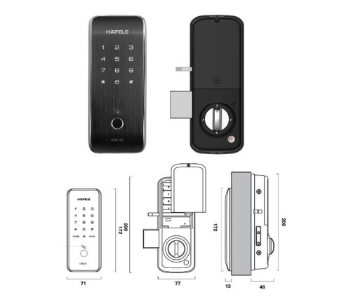 Khóa Điện Tử Hafele Er5100 912-05-319 - 9
