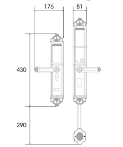 KHOÁ CỬA THÔNG MINH DEMAX SL821 AC
