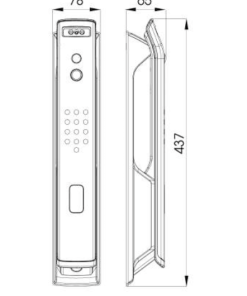 KHÓA NHẬN DIỆN KHUÔN MẶT FACE ID - 3D DEMAX SL999 LG