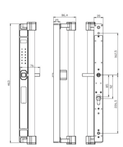 KHÓA THÔNG MINH DEMAX SL808 GS LUX