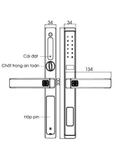 KHÓA THÔNG MINH DEMAX SL688 CG