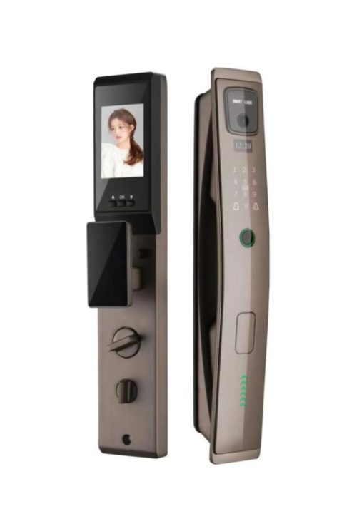 KHÓA CỬA VÂN TAY HUBERT HB CG79 NANO COFFEE - 1