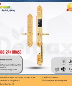 Khóa đại sảnh DEMAX SL888 GOLD tiêu chuẩn Đức - 7