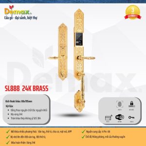 Khóa đại sảnh DEMAX SL888 GOLD tiêu chuẩn Đức - 7