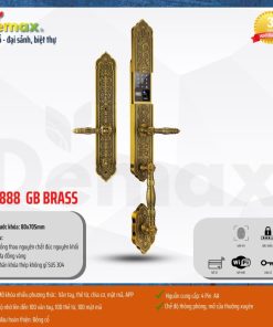 KHÓA ĐẠI SẢNH BIỆT THỰ DEMAX SL888 GB APP WIFI tiêu chuẩn Đức - 9