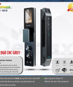Khóa thông minh DEMAX SL968 CNC GREY tiêu chuẩn Đức - 25