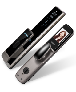 KHÓA CỬA VÂN TAY HUBERT HB CG77 BLACK PEARL