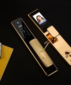 Khoá điện tử Hubert Cửa Gỗ HB CG99 Gold 24K