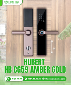 KHÓA CỬA VÂN TAY HUBERT HB CG59 AMBER GOLD - 17 KHÓA CỬA VÂN TAY HUBERT HB CG59 AMBER GOLD