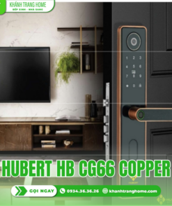 KHÓA CỬA VÂN TAY HUBERT HB CG66 COPPER - 19 KHÓA CỬA VÂN TAY HUBERT HB CG66 COPPER