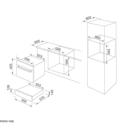 Ngăn giữ nóng Malloca MWD 14B - 3
