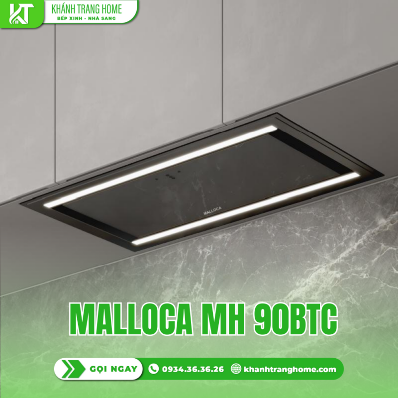 Máy hút khói khử mùi âm tủ Malloca MH 90BTC - 17 Máy hút khói khử mùi âm tủ Malloca MH 90BTC
