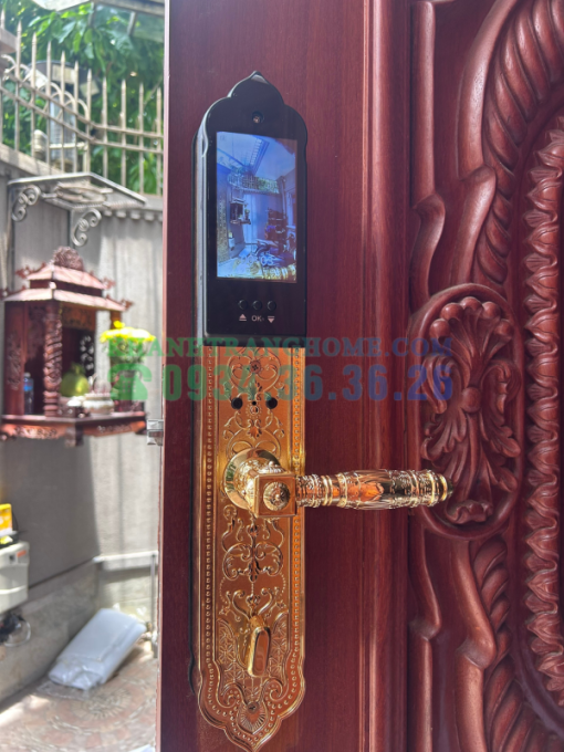Khóa đại sảnh biệt thự cao cấp DEMAX SL986 GOLD APP WIFI tiêu chuẩn Đức - 24