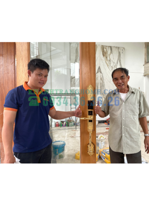 Khóa đại sảnh biệt thự cao cấp DEMAX SL986 GOLD APP WIFI tiêu chuẩn Đức - 16