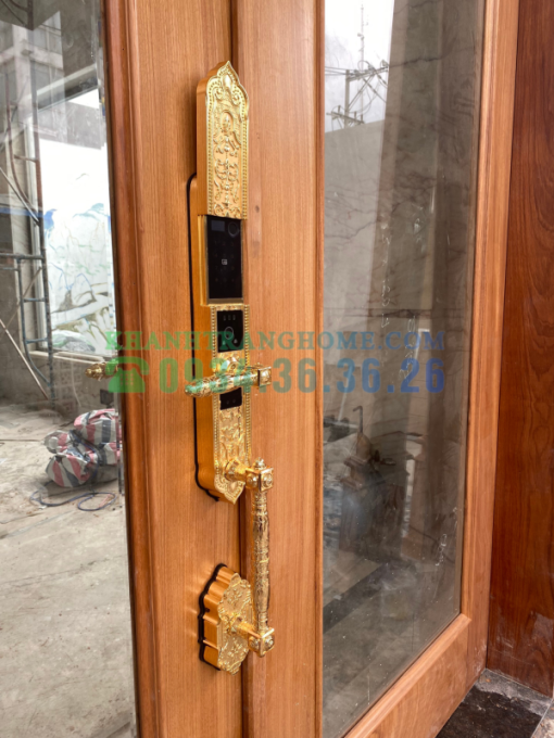 Khóa đại sảnh biệt thự cao cấp DEMAX SL986 GOLD APP WIFI tiêu chuẩn Đức - 12