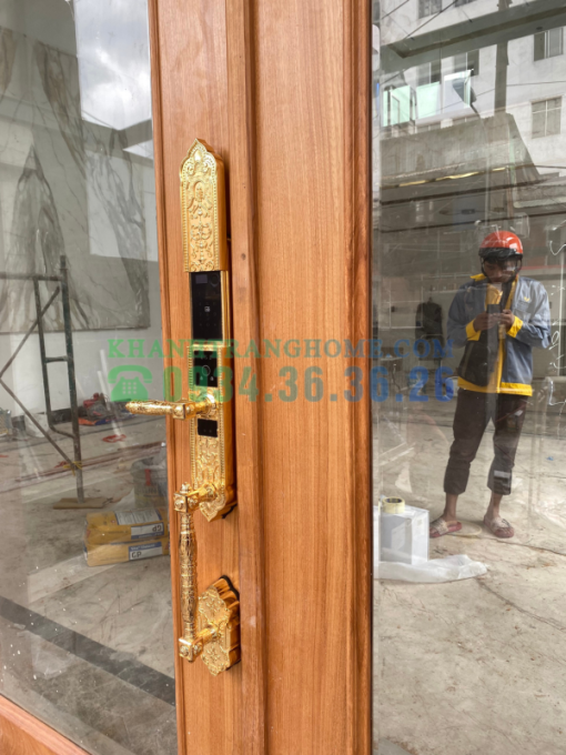 Khóa đại sảnh biệt thự cao cấp DEMAX SL986 GOLD APP WIFI tiêu chuẩn Đức - 10