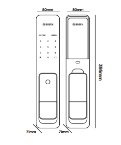 KHÓA VÂN TAY BOSCH FU750 EU MÀU ĐỒNG - 11