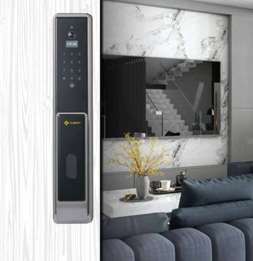 KHÓA CỬA VÂN TAY HUBERT HB CG77 BLACK PEARL - 9