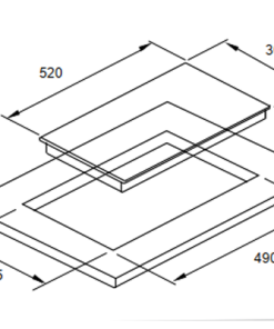 BẾP ĐIỆN CERAMIC FAGOR 3MFT-2AC - 6 FAGOR 3MFT-2AC