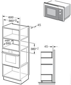 Lò Vi Sóng Fagor Microwave 3MWB-25BTCGX - 26 Lò Vi Sóng Fagor Microwave 3MWB-25BTCGX - 25